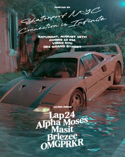 flyer for Shatterproof NYC x Connection Is Infinite