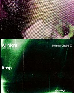 flyer for 1tbsp All Night