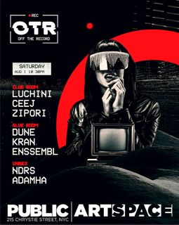 flyer for Off The Record at PUBLIC Hotel