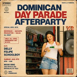 flyer for Dominican Day Afterparty