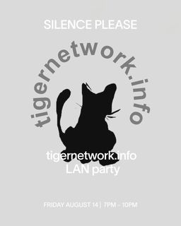 flyer for tigernetwork.info LAN party