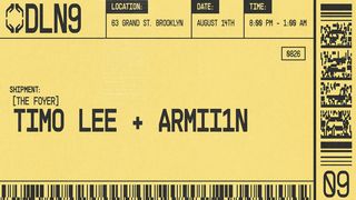 flyer for Timo Lee, Armii1n - Dead Letter No.9