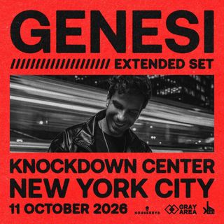 flyer for GENESI & Guests
