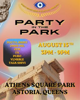 flyer for Party In The Park