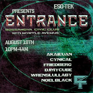 flyer for ESOTEK - ENTRANCE