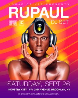 flyer for RuPaul