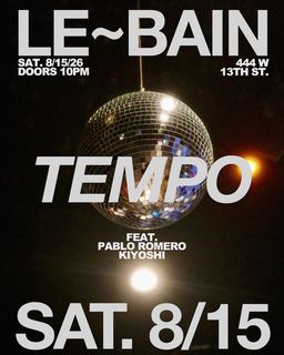 flyer for TEMPO feat. Pablo Romero & Kiyoshi