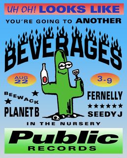 flyer for BEVERAGES