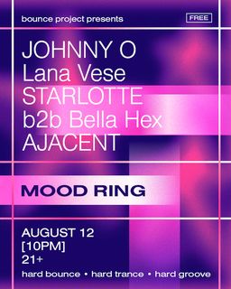 flyer for Bounce Project