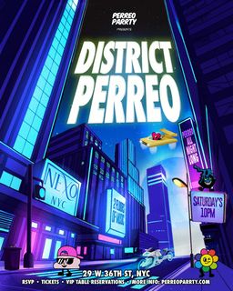 flyer for DISTRICT PERREO - Latin & Reggaeton Dance Party - Nexo CLUB NYC