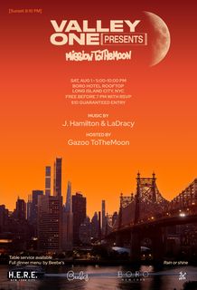 flyer for Valley One presents: Mission ToTheMoon