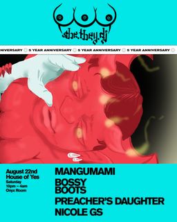 flyer for 5 YEARS OF SHE.THEY.DJ / DEMON TIME