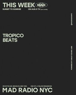 flyer for TROPICO BEATS
