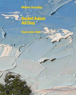 flyer for Mister Sunday: Sedef Adasï Takeover