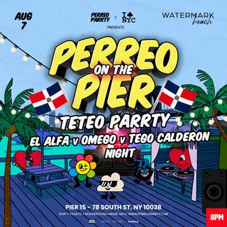 flyer for #1 DOMINICAN TETEO PARRTY- PERREO ON THE PIER