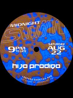 flyer for Midnight Swim: Hijo Prodigo