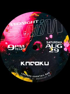 flyer for Midnight Swim: Kneaku