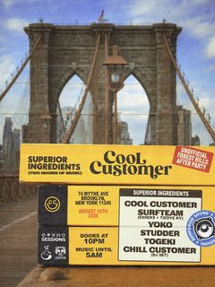 flyer for Cool Customer + Surf Team (Zeds Dead Unofficial After Party)