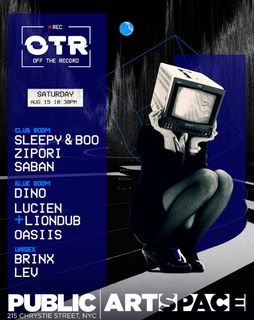 flyer for Off The Record at PUBLIC Hotel