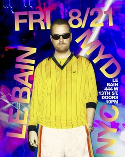 flyer for Myd X Le Bain
