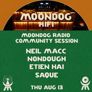 flyer for Moondog Radio Community Session