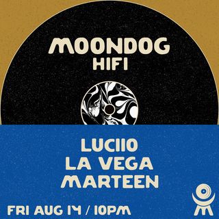 flyer for Luciio + La Vega + Marteen