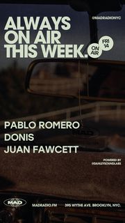 flyer for Pablo Romero / Donis / Juan Fawcett