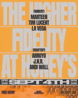 flyer for The Higher Fidelity
