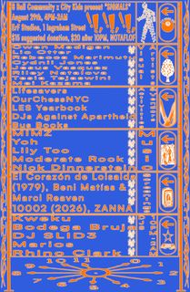 flyer for 8 Ball Community x City Kids present 'Signals'