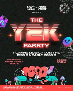 flyer for THE Y2K Parrty at the Legendary Mehanata NYC - 18