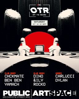 flyer for Off The Record at PUBLIC Hotel