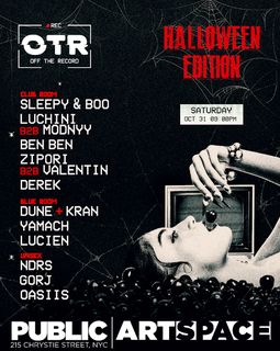 flyer for Off The Record at PUBLIC Hotel