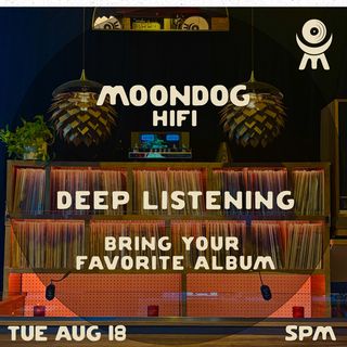 flyer for Deep Listening at Moondog