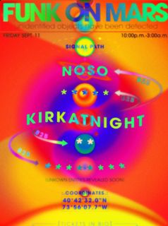 flyer for Funk On Mars: First Transmission