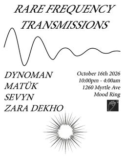 flyer for Rare Frequency Transmissions