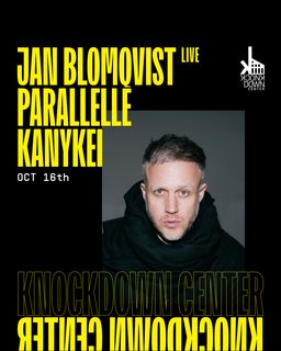 flyer for Jan Blomqvist (Live), Parallelle, Kanykei