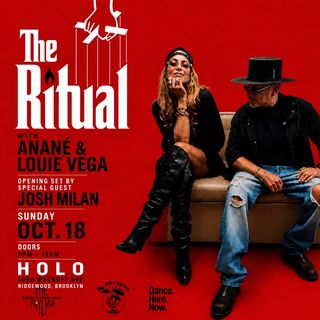 flyer for The Ritual with Anané & Louie Vega
