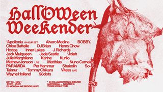 flyer for Halloween Weekender: Apollonia,  PARAMIDA, Mathew Jonson (LIVE) + many more