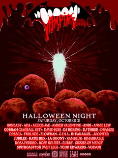 flyer for The Vampire Ball: Night 2
