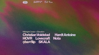 flyer for Midnight Caviar x Elevation present Hardt Antoine, SKALA, HOVR