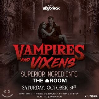 flyer for Superior Ingredients Halloween 10/31 - The Room
