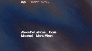 flyer for Boris, ALEXIS DE LA ROSA, Manu Miran, maenad