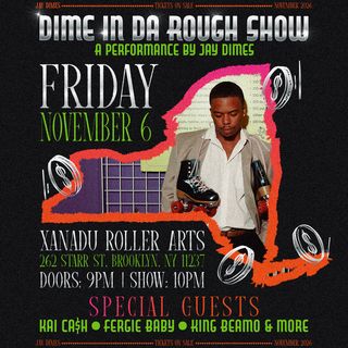 flyer for Jay Dimes - Dime in Da Rough Show (concert)