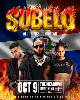 flyer for SUBELO - Dembow • Bachata • Mambo • Tipico (21+)