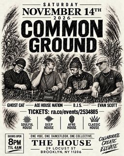 flyer for Common Ground