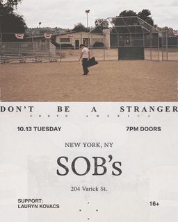 flyer for Joon: Don't Be A Stranger Tour