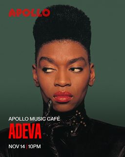 flyer for Apollo Music Cafe: ADEVA