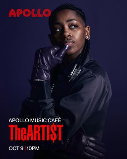 flyer for Apollo Music Cafe: TheARTI$T