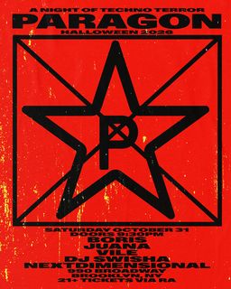 flyer for Halloween: Boris, Juana, VILE + DJ SWISHA, nextdimensional
