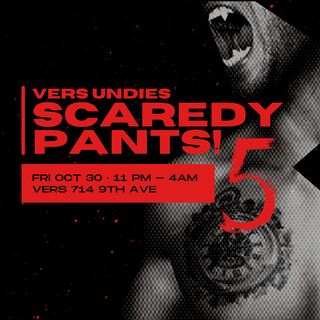 flyer for VERS UNDIES: SCAREDY PANTS 5